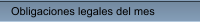 Obligaciones legales del mes